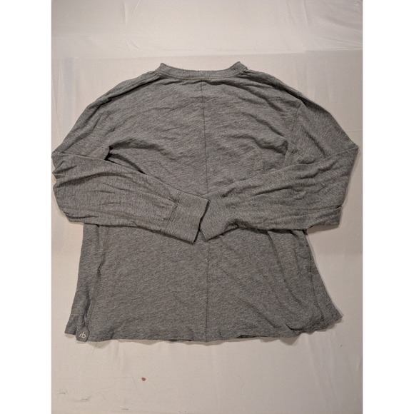 Rag & Bone Mens 2XL Long Sleeve Henley Shirt Heather Grey Spring 100% Cotton - Picture 10 of 12